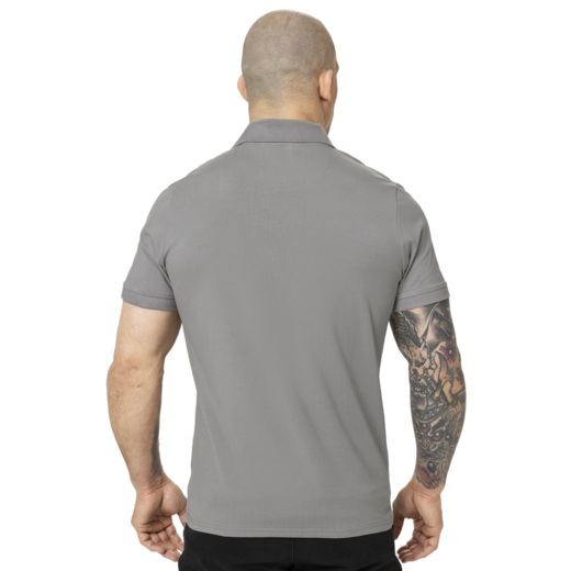 PIT BULL Jersey 210 "Logo" Polo Shirt - Gray