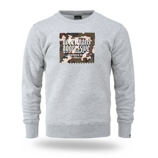 Dobermans Aggressive &quot;CAMO BC395&quot; Sweatshirt - Gray