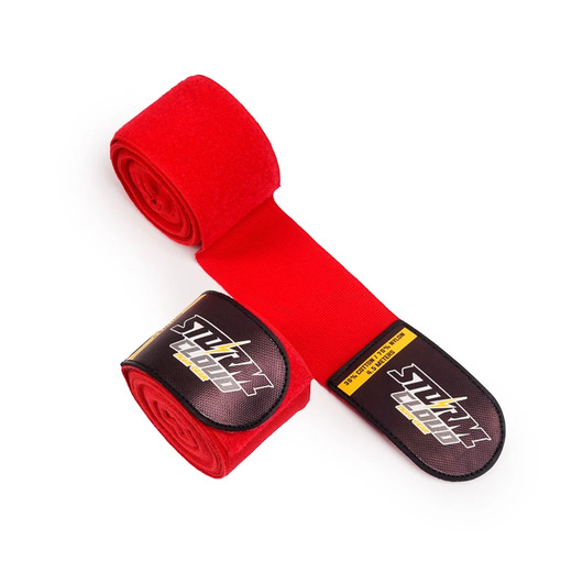 StormCloud HWX-R PREMIUM boxing bandage wraps 4.5 m - red