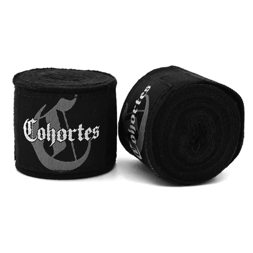 Bandaże bokserskie owijki Cohortes 2m - czarne
