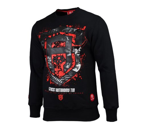 Bluza klasyczna Street Autonomy FUCK 2024 - czarna