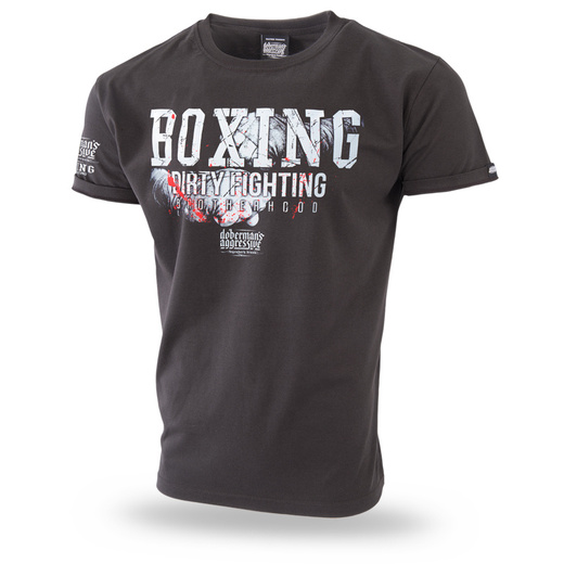 T-shirt Dobermans Aggressive &quot;Dirty Fighting TS270&quot; - brown