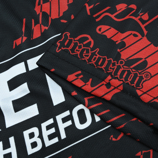 Koszulka sportowa MESH short sleeve Pretorian "Red Camo"