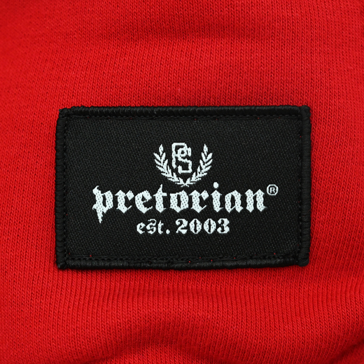 Bluza z kapturem Pretorian "Side" - czerwona