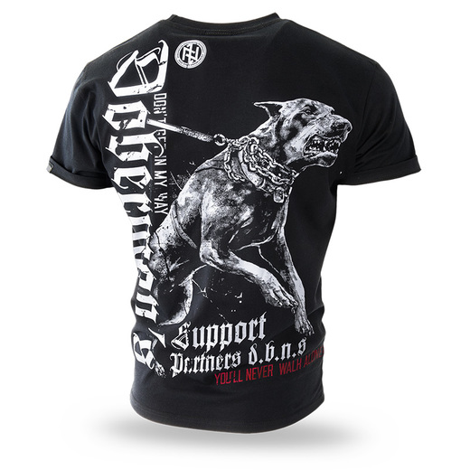 Koszulka T-shirt Dobermans Aggressive "Dobermans Support TS220" - czarna