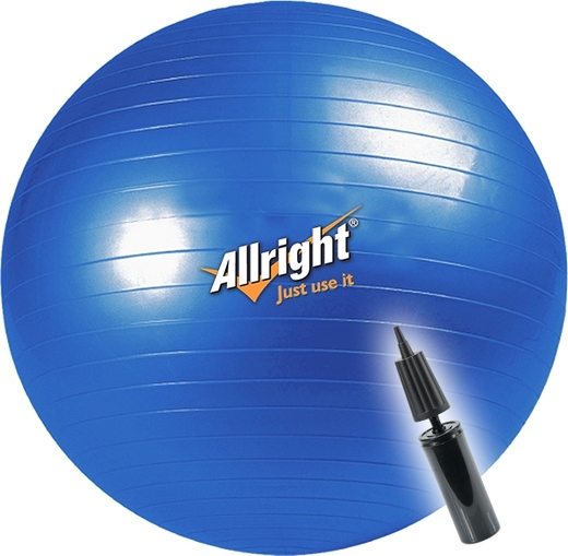 Gymnastic ball with pump Allright 55 cm