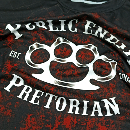 Koszulka sportowa MESH short sleeve Pretorian "Public Enemy"