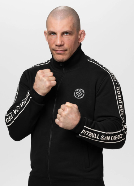 Bluza męska rozpinana PIT BULL "NEXUS" - czarny