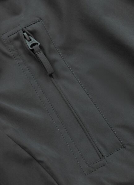 Kurtka przejściowa męska z kapturem PIT BULL "2 Color Longwood" - czarny/off-white/szary