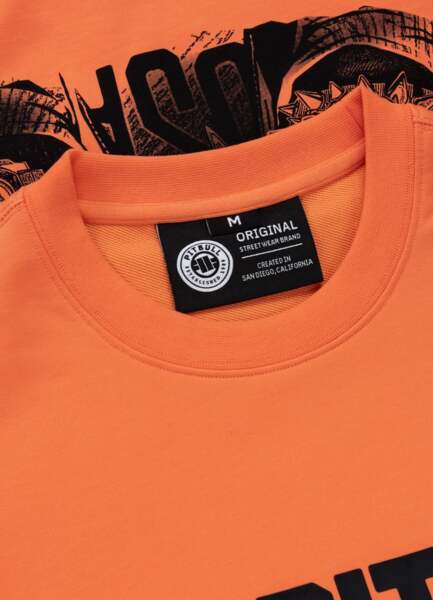 Bluza męska PIT BULL "USA" - pomarańczowa