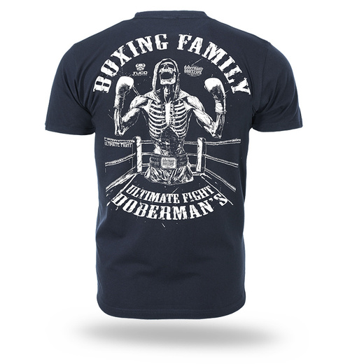 T-shirt Dobermans Aggressive &quot;BOXING FAMILY&quot; TS361D - navy blue