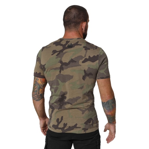 Koszulka PIT BULL slim fit "Classic Boxing" - woodland camo