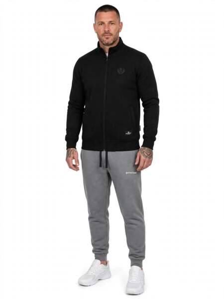Pretorian "PS 3D black" zip-up sweatshirt - black