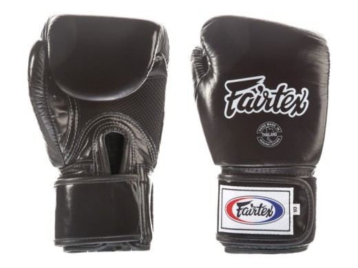 Rękawice bokserskie FAIRTEX BGV1-B (black) breathable "K"