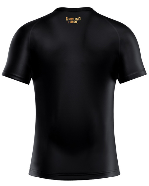 Rashguard Ground Game "Essential Gold" krótki rękaw
