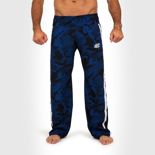 Spodnie kickboxing "HAVOC" Extreme Hobby - niebieskie