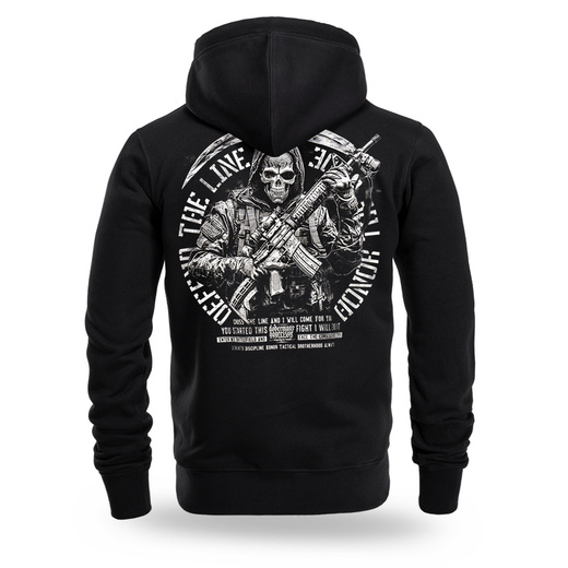 Dobermans Aggressive "TACTICAL II BZ415" Zip-Up Hoodie - Black