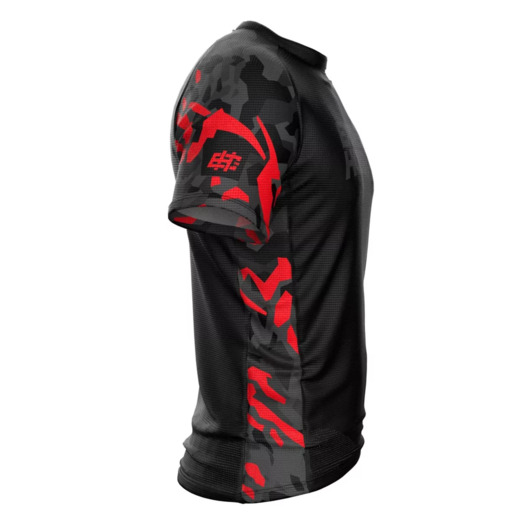 Koszulka techniczna Extreme Hobby | Black Panther - czarny/czerwony