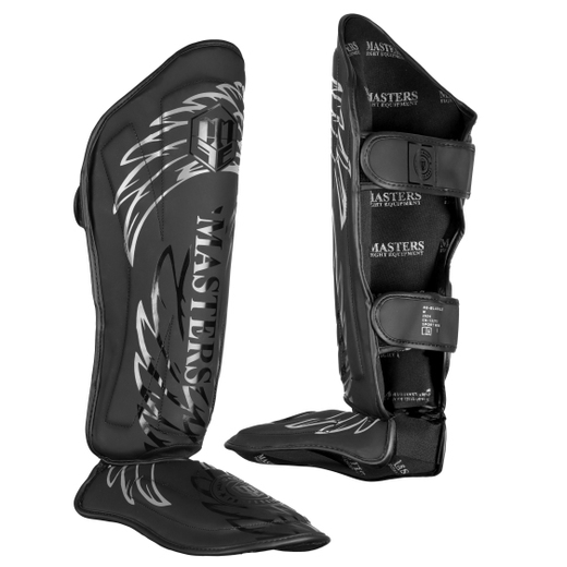 Masters &#39;&#39;NS-BLACK-EAGLE&#39;&#39; Shin and Foot Guards - Black