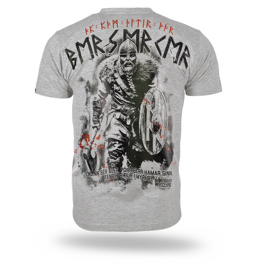 Koszulka T-shirt Dobermans Aggressive "BERSERKERS II TS417" - szara