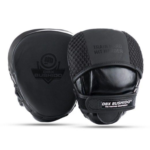 Mini Łapy trenera ze skóry naturalnej bushido ARF-Black Leather 