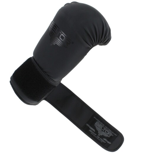 Spartacus Fighter Beltor Boxing Gloves - Black/Black