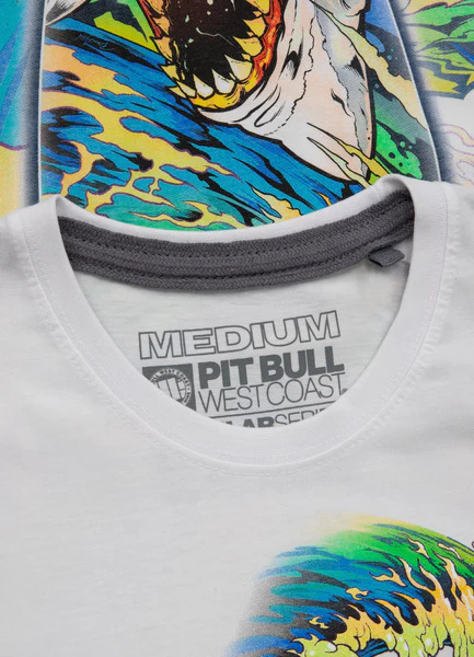 PIT BULL &quot;CAMINO&quot; men&#39;s t-shirt - white