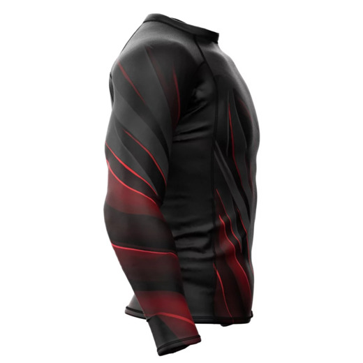 Longsleeve rashguard męski Extreme Hobby | POLSKA ULTIMATE - czarny