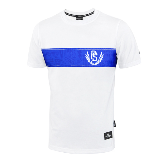 Koszulka Pretorian "Trouble Blue Strap" - biała