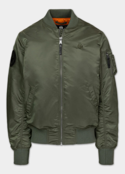 Kurtka bomberka przejściowa PIT BULL "MA-1 AKRON" - oliwkowy