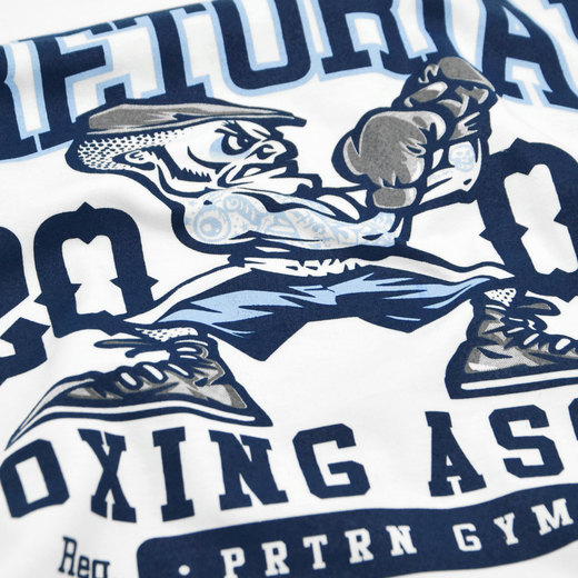 T-shirt Pretorian "Boxing Assoc." - white