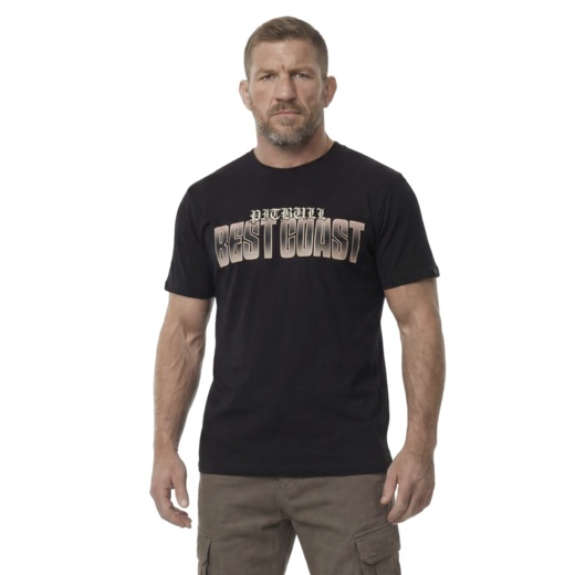 PIT BULL "BEST COAST" Men's T-Shirt - Black