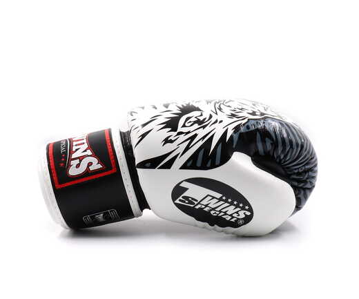 TWINS SPECIAL FBGVL3-50 black/white "K" BOXING GLOVES