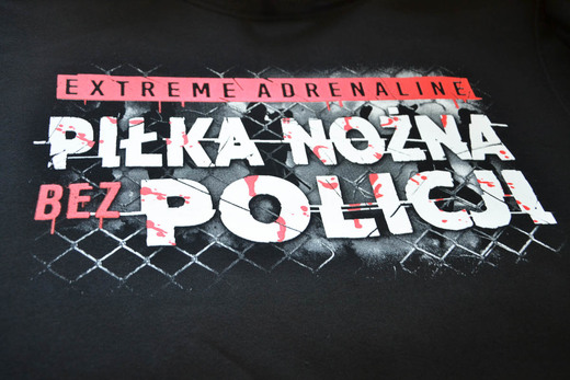 Bluza z kapturem Extreme Adrenaline "Piłka nożna bez policji"