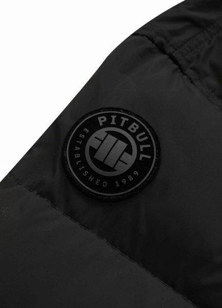 Kurtka zimowa męska z kapturem PIT BULL "GOPHER" - czarny
