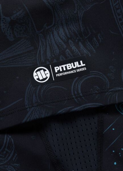 Men's PIT BULL "WORLD" Rashguard Shortsleeve - Black