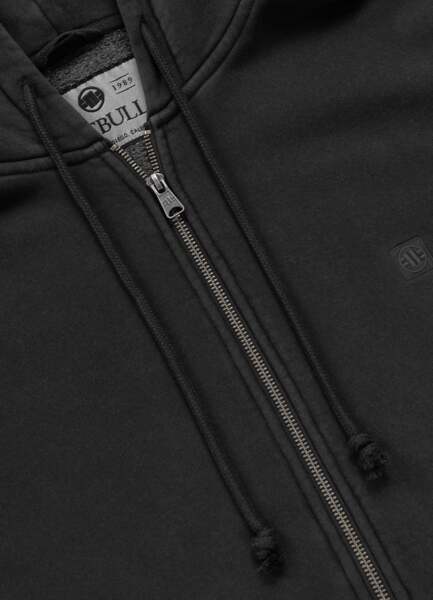 Men's zip-up hoodie PIT BULL "HACKETT" - graphite