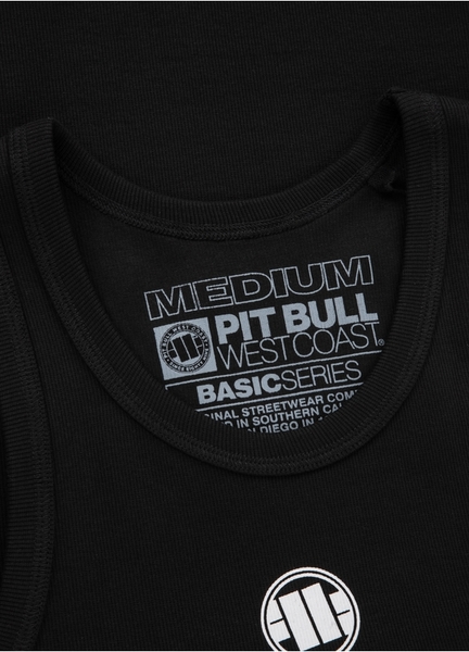 Tank Top koszulka PIT BULL "Small logo" '22 RIB - czarna