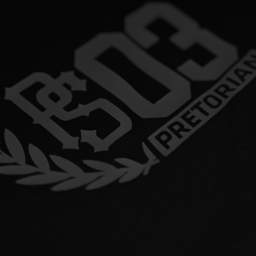 Pretorian "Side" Sweatshirt - Black/Black