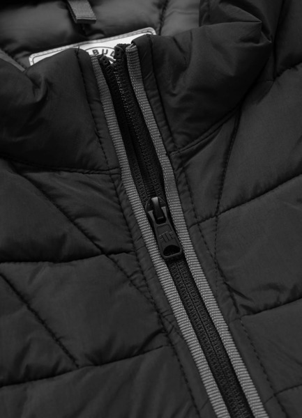 PIT BULL &quot;NAYLOR&quot; Quilted Hooded Vest - Black