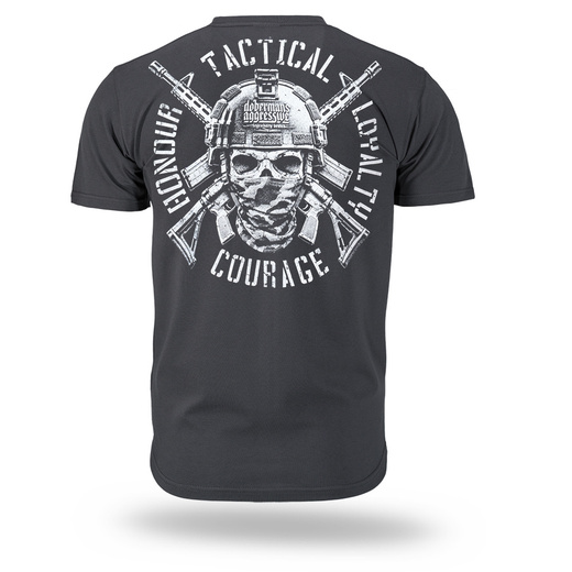 Koszulka T-shirt Dobermans Aggressive "COURAGE TS419" - grafitowa