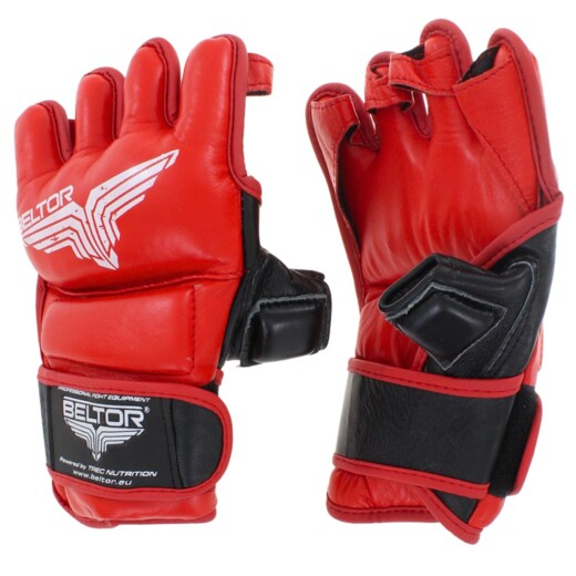 Pride Beltor MMA gloves - red / black