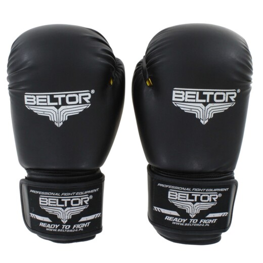 Spartacus Fighter Beltor Boxing Gloves - Black/Yellow