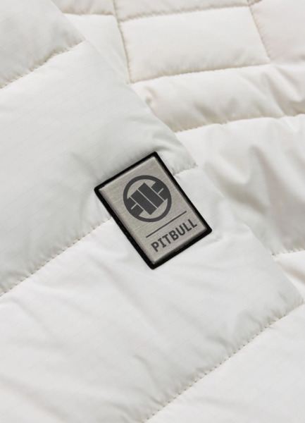 PIT BULL "SEACOAST III" quilted winter jacket with hood - white
