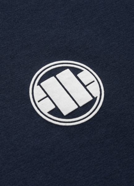T-shirt PIT BULL "Small Logo '21" - navy blue