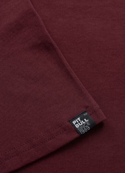 PIT BULL "NORTON" T-shirt - burgundy