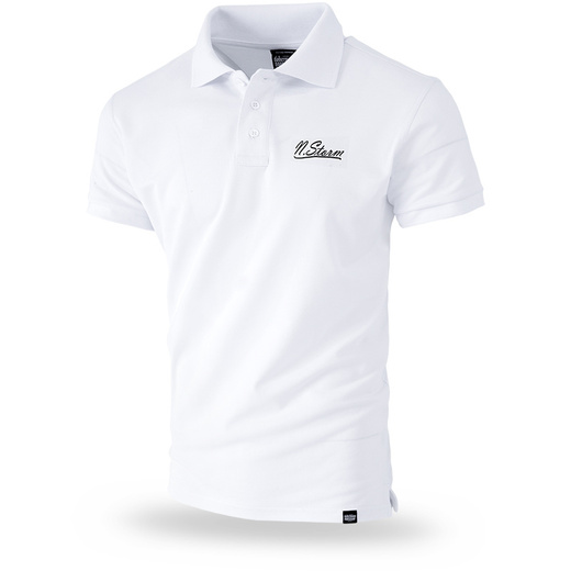 Polo Koszulka Dobermans Aggressive "RISING STORM" TSP162 - biała