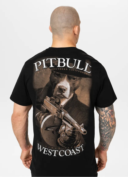 PIT BULL &quot;TOMMY GUN&quot; Men&#39;s T-Shirt - Black