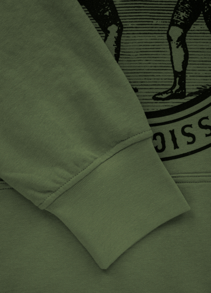 PIT BULL Hoodie "Vintage Boxing" '22 - olive