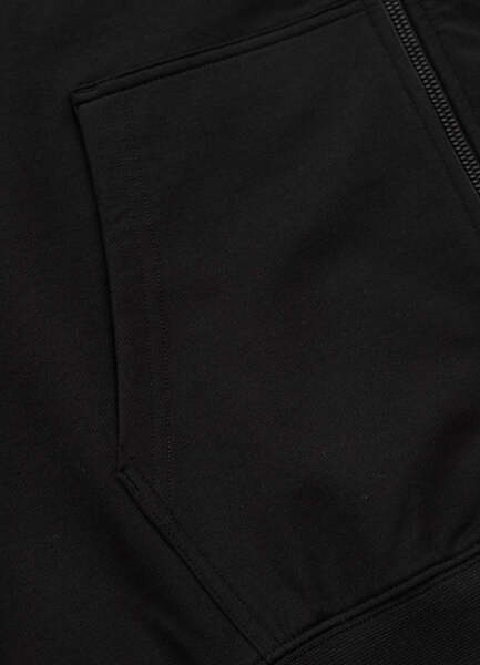 Bluza rozpinana z kapturem PIT BULL "SMALL LOGO NUGGET" - czarny